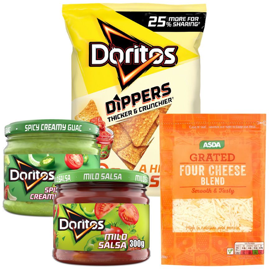 Doritos Dippers Sharing Tortilla Crisps Nachos Bundle