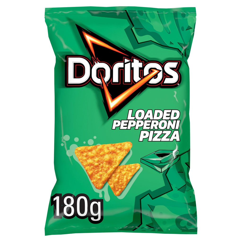 Doritos Loaded Pepperoni Pizza Sharing Tortilla Crisps Chips 180g