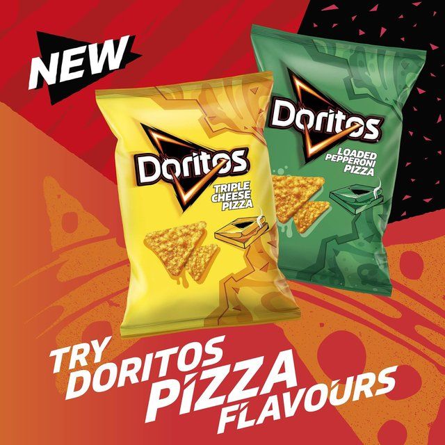 Doritos Loaded Pepperoni Pizza Tortilla Chips Sharing Bag Crisps   180g