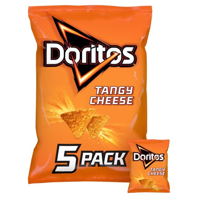 Doritos Tangy Cheese Tortilla Chips Multipack Crisps   5 per pack