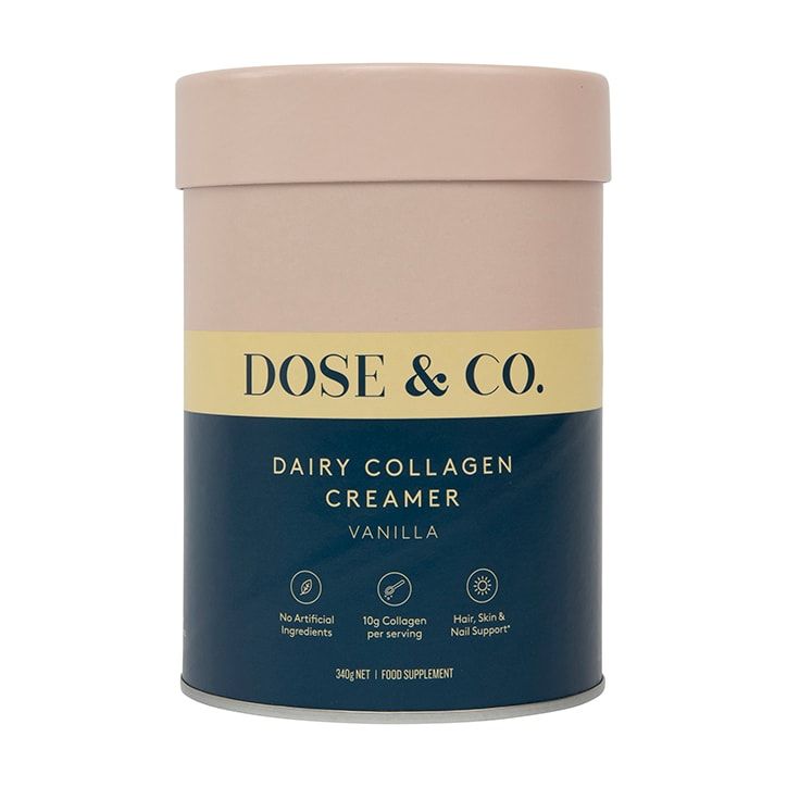 Dose &amp;amp; Co Dairy Collagen Creamer Vanilla 340g