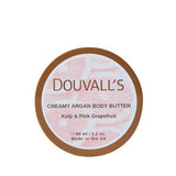 Douvall's Organic Creamy Argan Body Butter 60ml Grapefruit