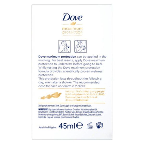 Dove Anti-Perspirant Cream Stick Original Clean 45ml