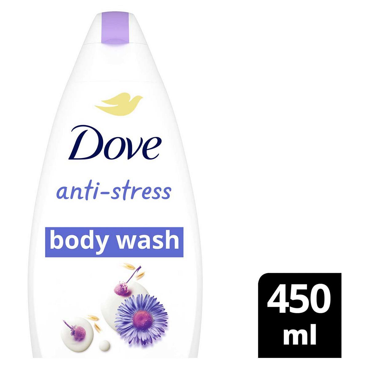 Dove Anti-Stress Body Wash with Triple Moisture Serum 450 ml