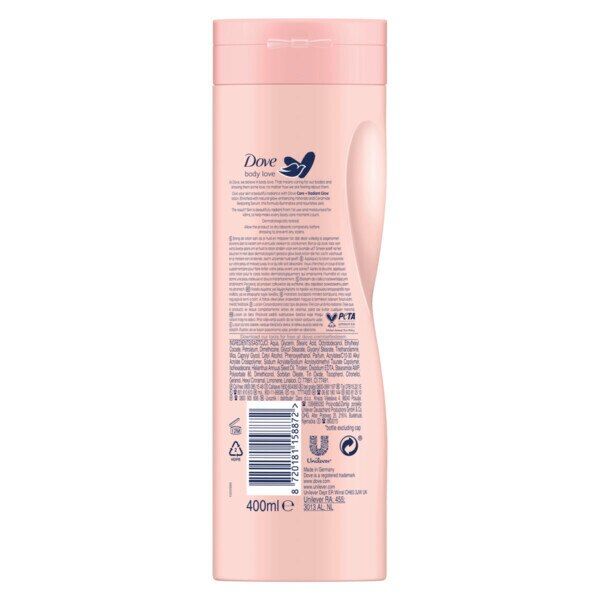 Dove Body Love Body Lotion Care + Radiant Glow 400 Ml