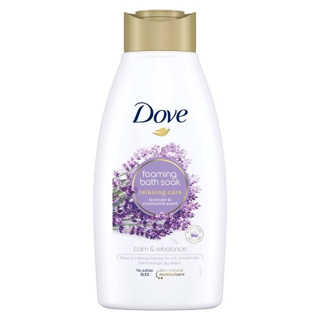 Dove Bubble Bath Soak Relaxing Care Lavender &amp;amp; Chamomile   450ml