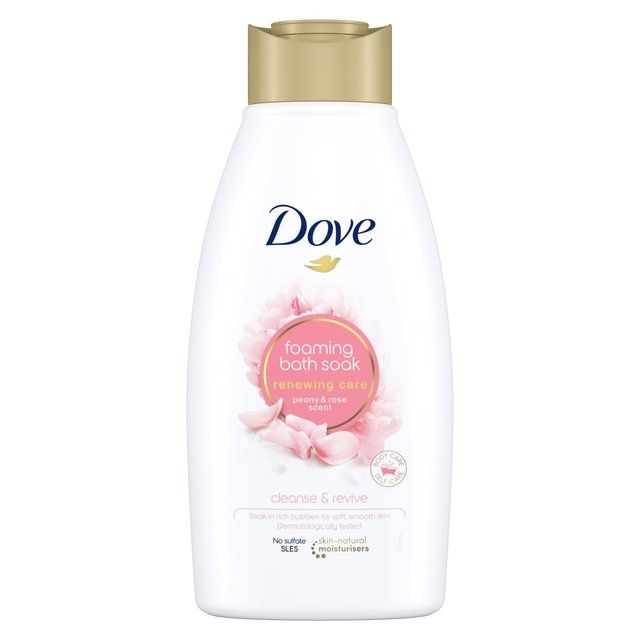 Dove Bubble Bath Soak Renewing Care Peony &amp;amp; Rose   450ml