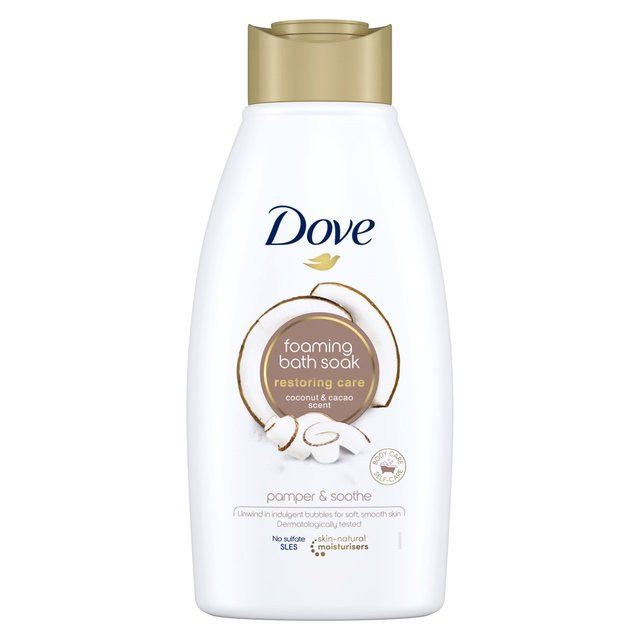 Dove Bubble Bath Soak Restoring Care Coconut &amp;amp; Cacao   450ml