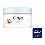 Dove Crushed Macadamia &amp;amp; Rice Milk Body Scrub 225 ml