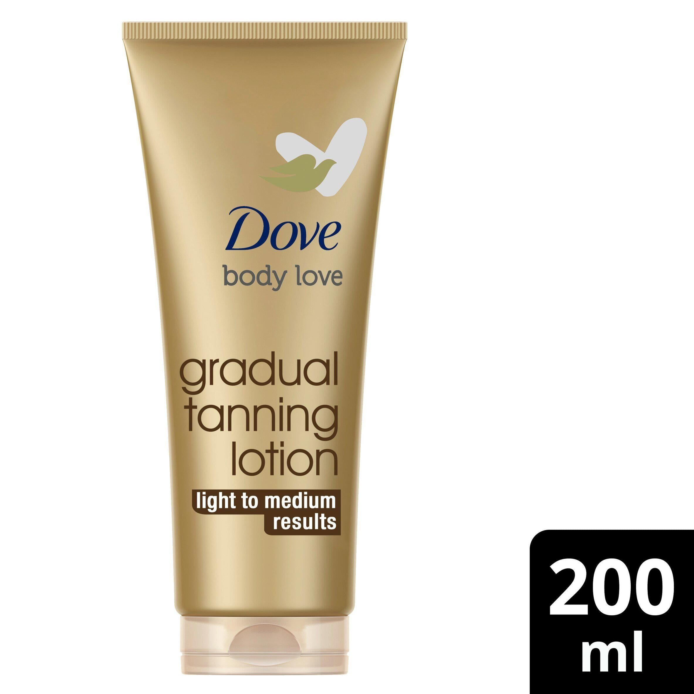 Dove Dermaspa Gradual Self Tanning Lotion Summer Revived Fake Tan Fair to Medium 200ml