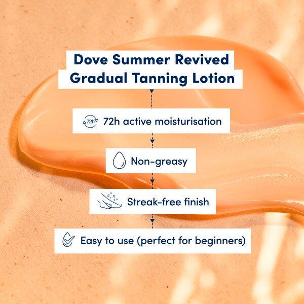 Dove Gradual Tanning Lotion Light To Medium 200ml