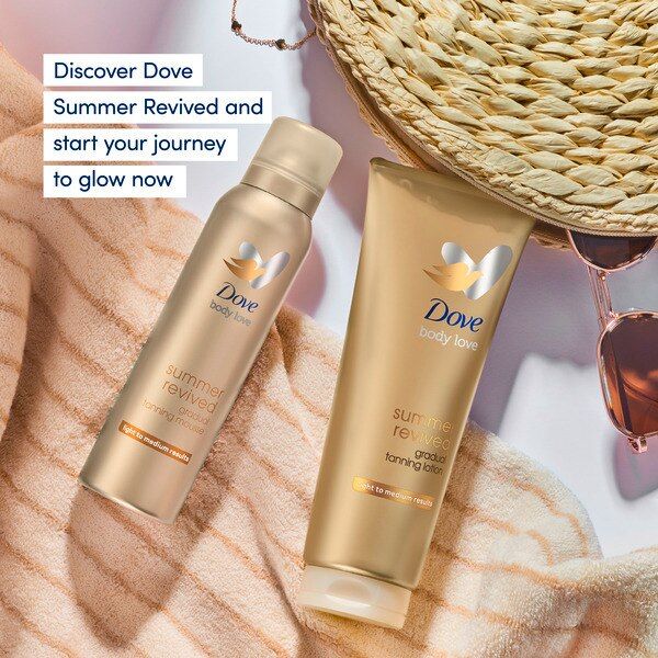 Dove Gradual Tanning Lotion Light To Medium 200ml