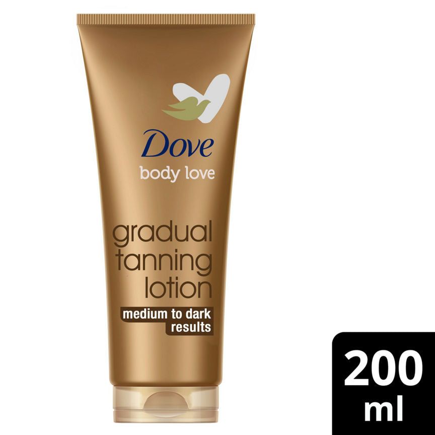 Dove Gradual Tanning Lotion - Medium To Dark