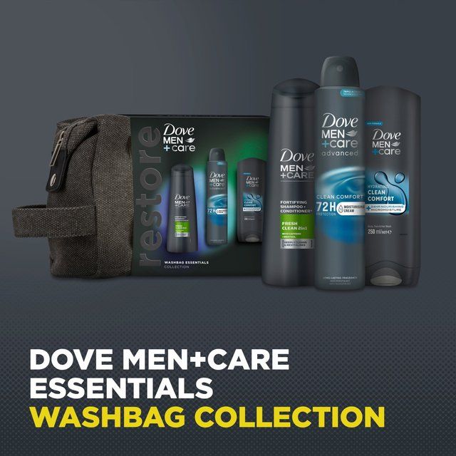 Dove Men+Care Essentials Washbag Collection Gift Set