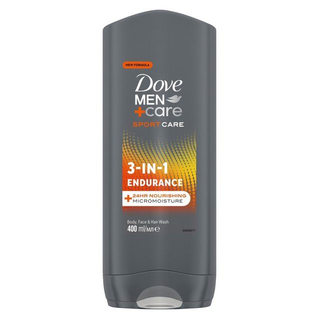 Dove Men+Care Sport Care 3-in-1 Hair Face &amp;amp; Body Wash   400ml