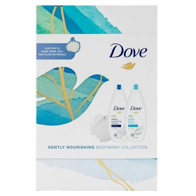 Dove Multi Branded Gently Nourishing Body Wash Collection Gift Set x2