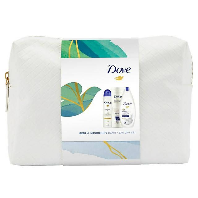 Dove Multi Branded Nourishing Beauty Wash Bag Gift Set x3