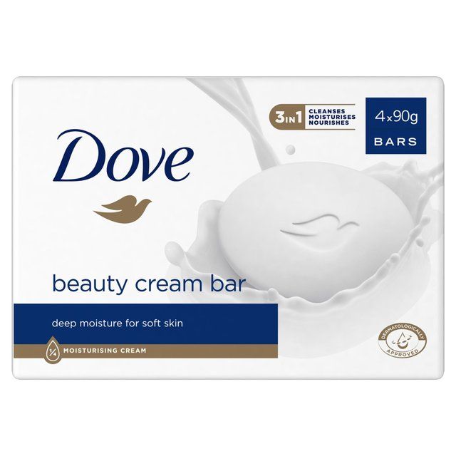 Dove Original Beauty Cream Bar   4 x 90g