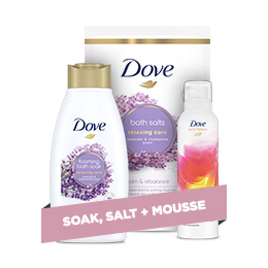 Dove Relaxing & Glow Bathing Bundle