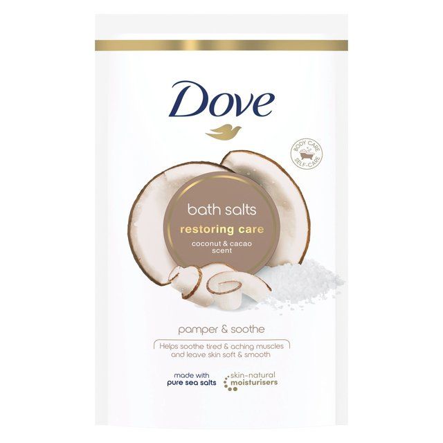 Dove Salts Pouch Restoring Care Coconut &amp;amp; Cacao   900g