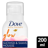 Dove Shower Mousse Glow Shower and Shave   200ml