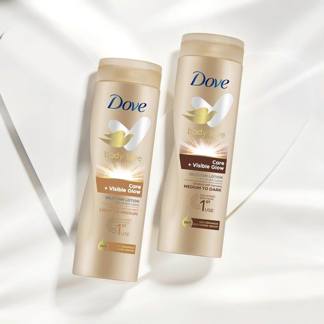 Dove Visible Glow Fair to medium self tan lotion   400ml