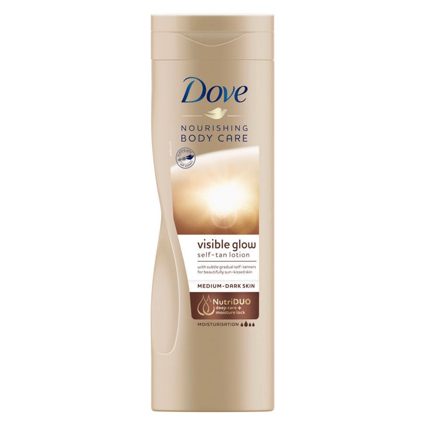 Dove Visible Glow Medium to Dark Self-Tan Lotion