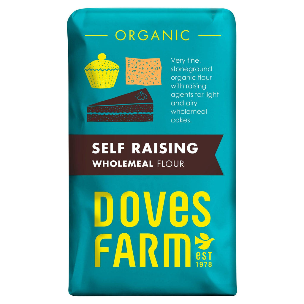 Doves Farm Organic Self Raising Wholemeal Flour 1kg