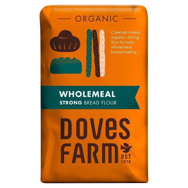 Doves Farm Organic Strong Wholemeal Organic Bread Flour   1.5kg