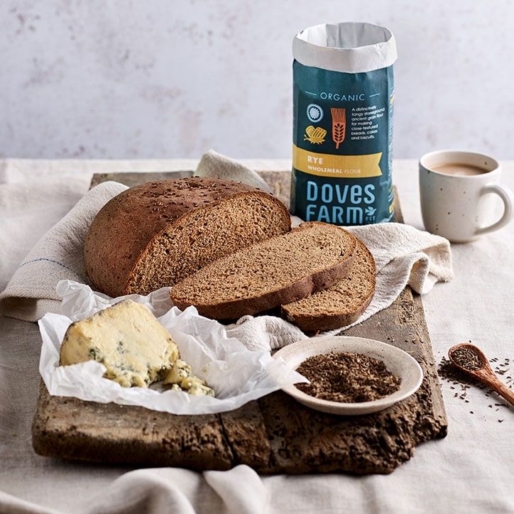 Doves Farm Organic Wholemeal Rye Flour 1kg