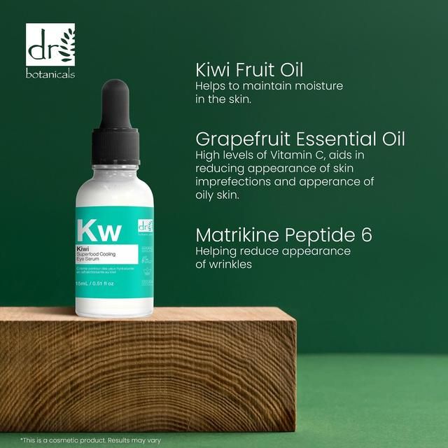 Dr Botanicals Apothecary Kiwi Superfood Cooling Eye Serum   15ml