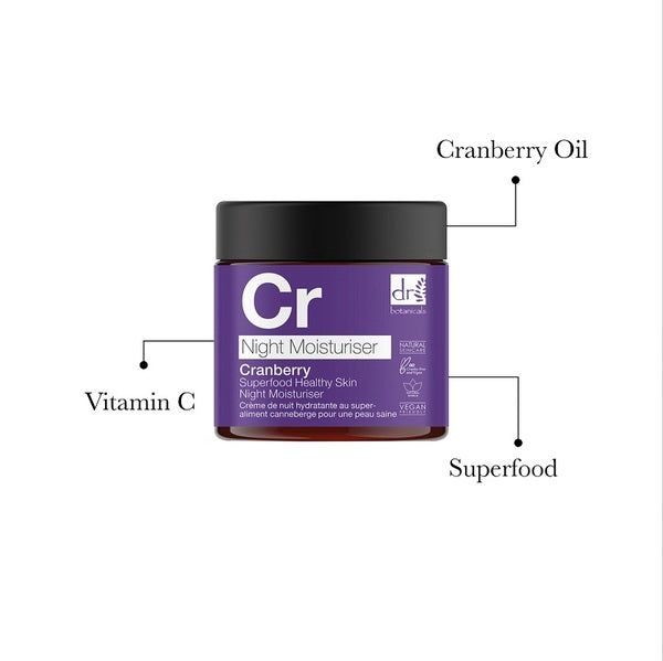 Dr Botanicals Cranberry Superfood  Moisturiser 60ml