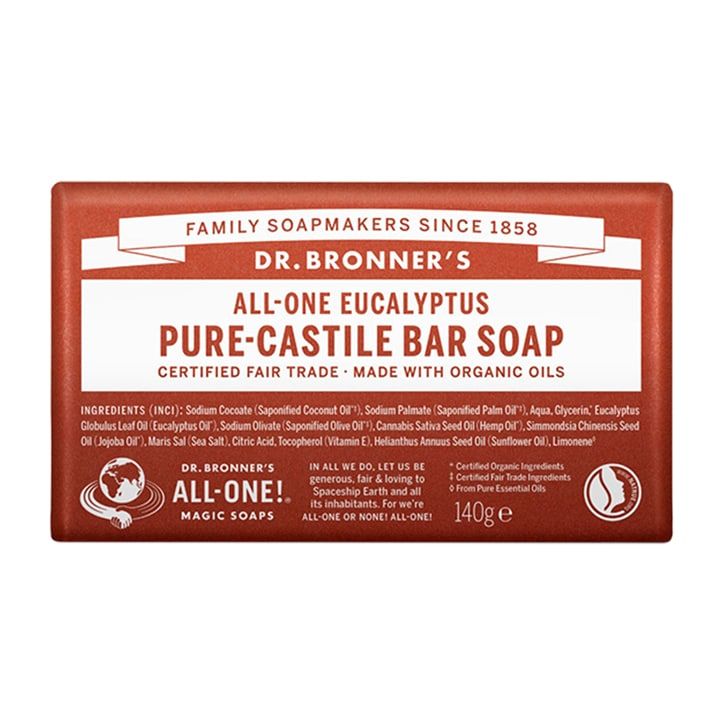 Dr Bronner All-One Almond Pure-Castile Bar Soap 140g