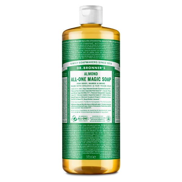 Dr Bronner Almond Castile Liquid Soap - 946ml