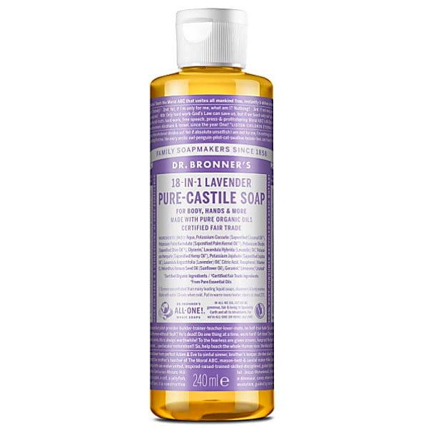 Dr Bronner Lavender Castile Liquid Soap - 237ml