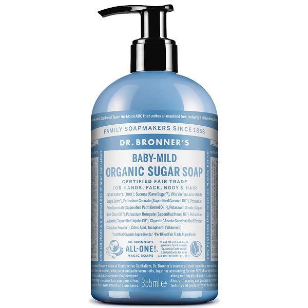 Dr Bronner Organic Shikakai Baby Mild Soap - 355ml