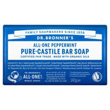 Dr. Bronner's Peppermint Organic Multi-Purpose Soap Bar   140g