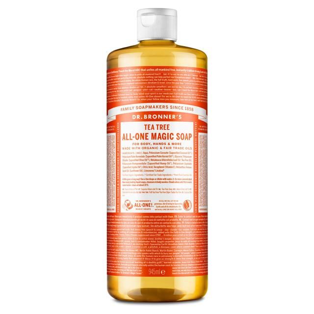 Dr. Bronner's Tea Tree Organic Multi-Purpose Castile Liquid Soap   945ml