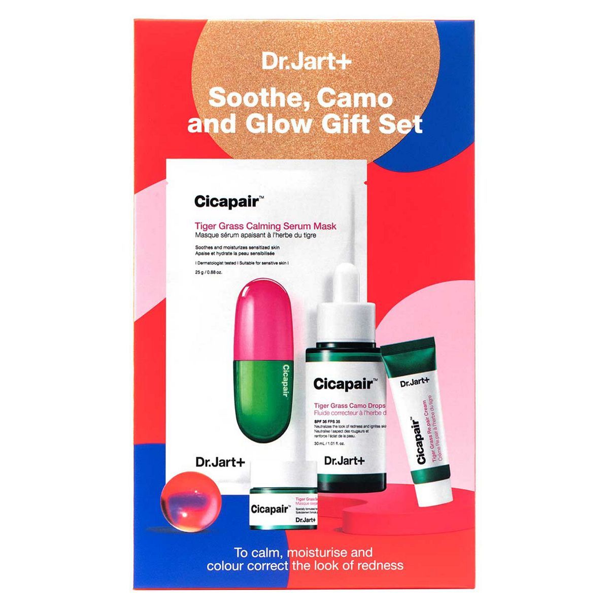 Dr.Jart+ Soothe, Camo and Glow Gift Set