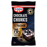 Dr. Oetker 70% Extra Dark Chocolate Chunks   100g