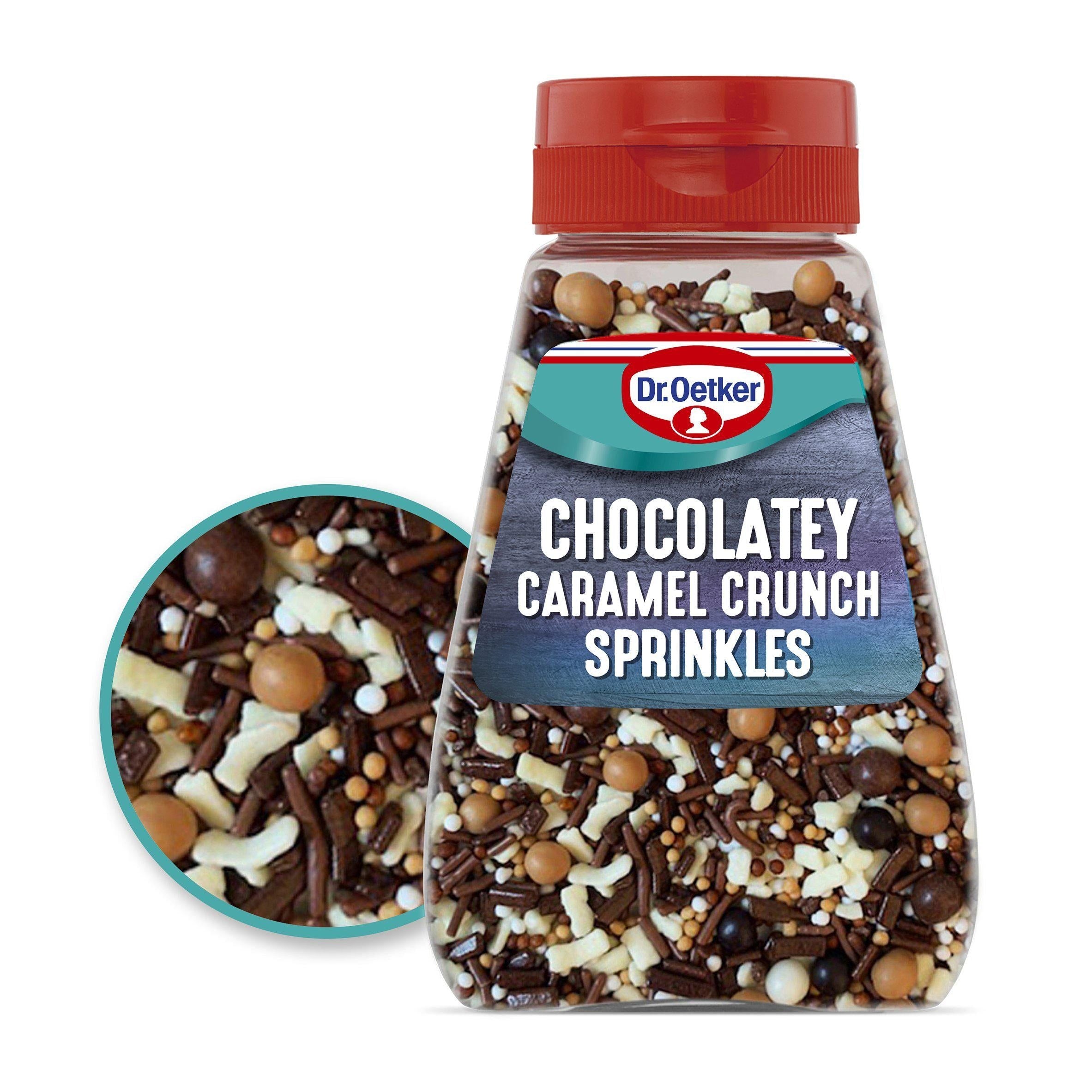 Dr. Oetker Chocolate Flavour Caramel Crunch Cake Sprinkles 115g