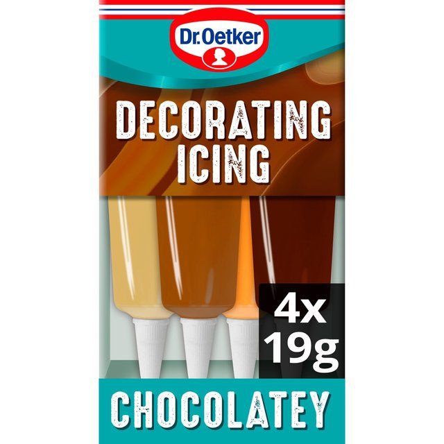 Dr. Oetker Chocolate Flavoured Decorating Writing Icing   76g