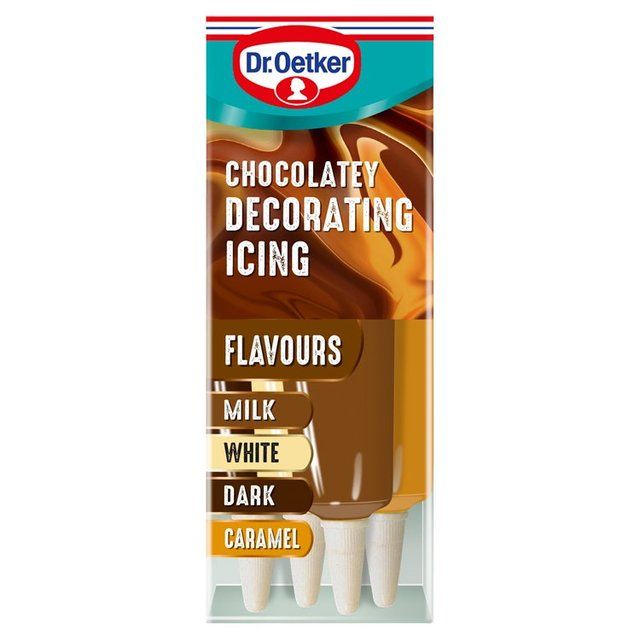 Dr. Oetker Chocolate Flavoured Decorating Writing Icing   76g