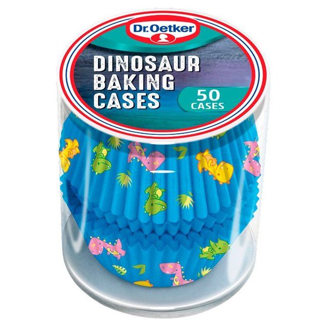 Dr. Oetker Dinosaur Cupcake Baking Cases   50 per pack