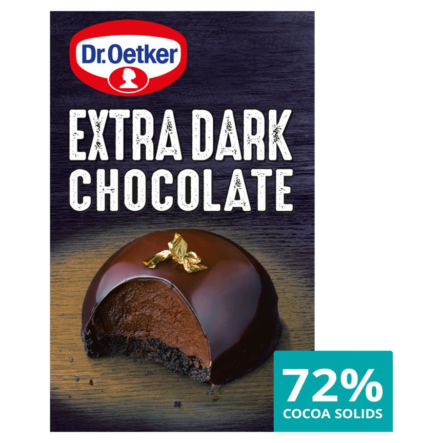 Dr Oetker Extra Dark Chocolate 100g