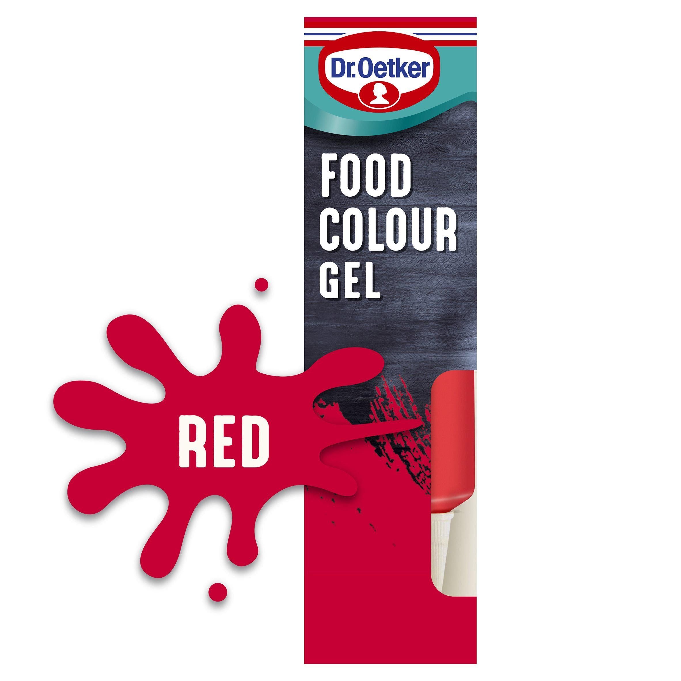 Dr. Oetker Extra Strong Red Food Colouring Gel 15g