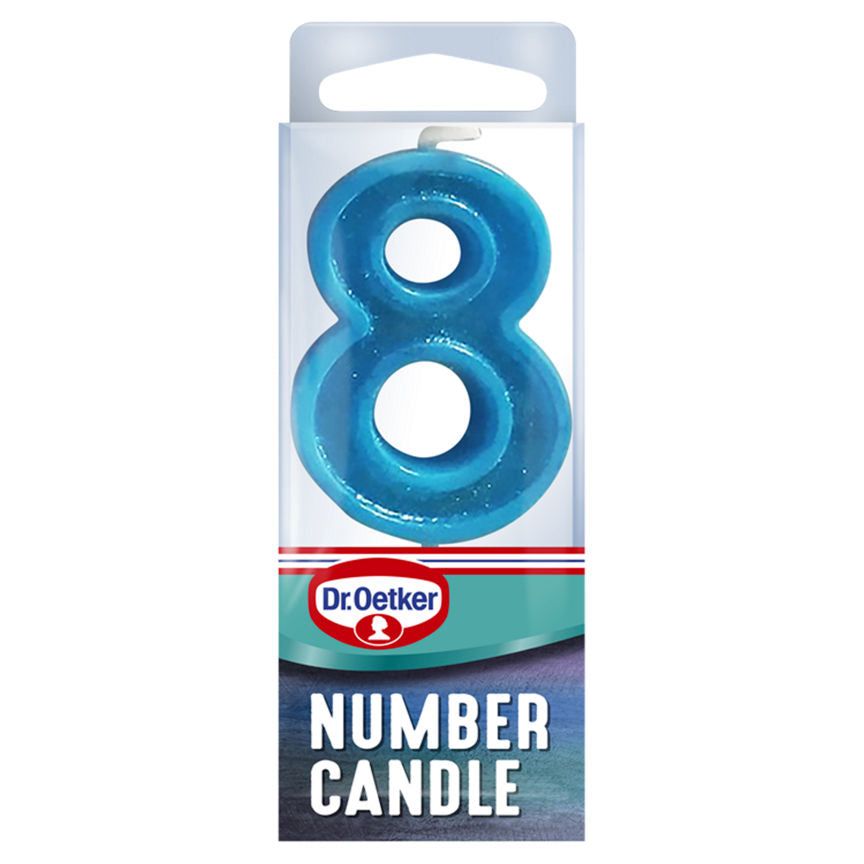 Dr. Oetker Number Eight Candle