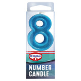 Dr. Oetker Number Eight Candle