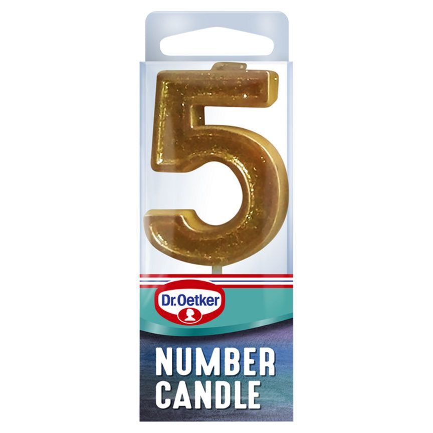 Dr. Oetker Number Five Candle