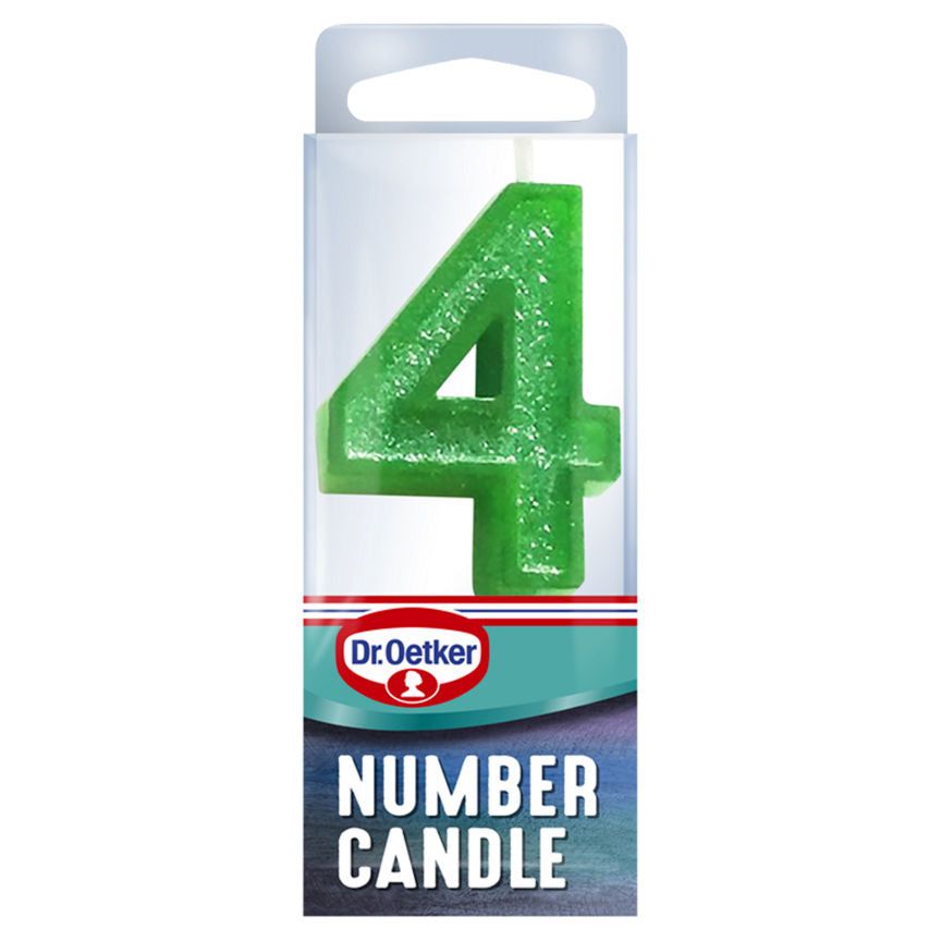 Dr. Oetker Number Four Candle